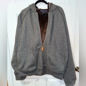 Tommy Hilfiger Men's Gray Zip-Up Sweater